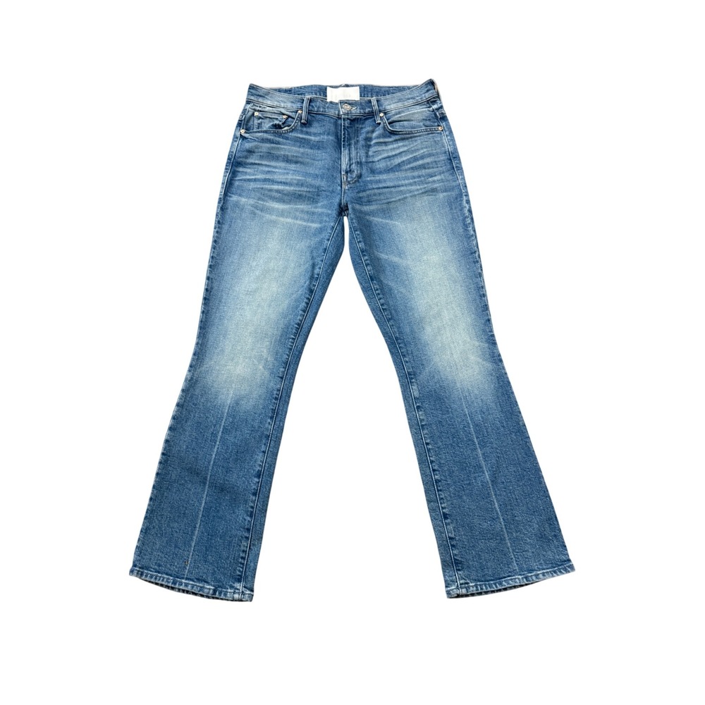 Mother Superior The Insider Ankle Jeans Sacred Blue Flare 28